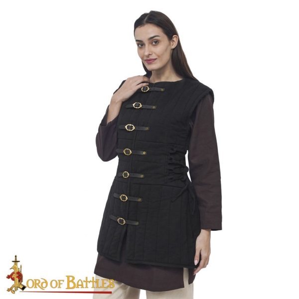 Medieval Lady Gambeson with Real Padding - Image 3