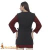 Medieval Lady Gambeson Two-Layer Quilted Cotton with Side Lacing and Buckle Closure and Recycled Multi-Fibre Wadding - 26408BK 4
