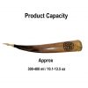 Viking Shield Knot Drinking Horn Handcrafted Genuine Ox Horn