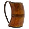 Medieval Viking Horn Tankard Beer Mug Handcrafted Genuine Ox Horn