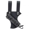 Medieval Leather Sword Frog with Adjustable Holder