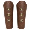 Medieval Handcrafted Genuine Leather Bracers