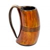 Medieval Viking Horn Tankard Beer Mug Handcrafted Genuine Ox Horn