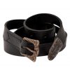 Viking leather Belt | Celtic Knot Work Buckle and Belt chape| Genuine Leather| Handmade