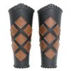 Fantasy Bracers Handcrafted Genuine Leathercraft for LARP and Cosplay