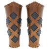 Fantasy Bracers Handcrafted Genuine Leathercraft for LARP and Cosplay