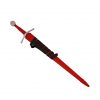 Late Medieval Sword with Red Scabbard Functional