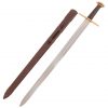 Medieval Type XI Oakeshott Typology Sword with Leather Scabbard