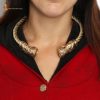 Viking Fenrir Wolf Torc Pure Solid Brass Neck Ring