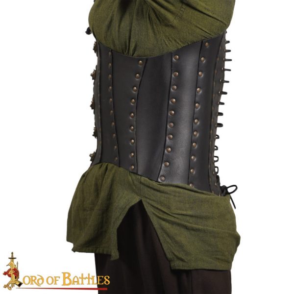 Anne Bony Handcrafted Under - bust Leather Corset