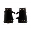 Medieval Studded Authentic Handcrafted Leather Bracers