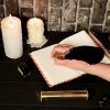 Medieval Journal with Embedded Stone Handcrafted Genuine Leather Diary Notes