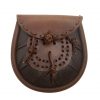 Medieval Sporran with Tied Tassels Belt Bag