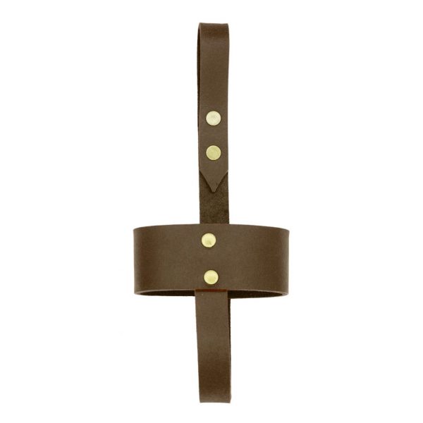 Handcrafted Genuine Leather Holder for Horn Tumbler and Cups