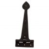 Medieval Chest Hinges / Hand Forged Iron Rustic Door Hinge