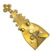 Renaissance Pure Solid Brass Belt End Chape Functional Accessory
