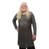 "Elite" Chainmail Hauberk, Historically Shaped 8mm 18gauge Mild Steel, Wedge Riveted Flat Rings with Alternating Solid Flat Rings