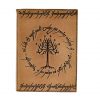 Tree Of Gondor Embossed Leather Journal With Natural Pages