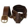 Medieval Genuine Leather Belt with Sword Hanger