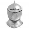 Renaissance Closed Helmet with Integrated Bevor Movable Visor 16 gauge