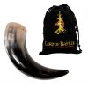 Medieval Drinking Viking Horn with Genuine Leather Holder