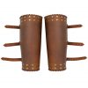 Quester Genuine Leather Greaves for Leg Protection