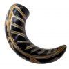 Medieval Viking Drinking Horn with Engraved Designs Handcrafted Genuine Ox Horn