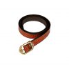 Medieval Leather Belt with Embossed Celtic Knotwork Design