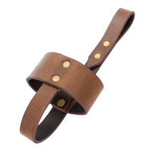 Medieval Leather Holder Horn Tumbler and Cups
