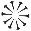 Hand Forged Iron Nails Set of 10 Pieces Functional Accessory