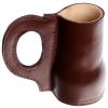 Raiding Pirate Leather Tankard Handcrafted from Genuine Leather