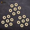Loose Pure Brass Washers Set of 50 Pieces Armor and Leather Equipment
