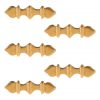 Pure Solid Brass Elite Belt Mounts Set of 5 Functional Accessory