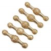 Medieval Pure Solid Brass Leather Mounts Set of 5