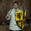 Decorative Welsh Shield with Lion Rampant Print Owain Glyndwr Coat of Arms