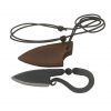 Hand Forged Iron Viking Knife with Genuine Leather Sheath
