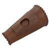 Medieval Authentic Leather Bracers with Knife Holder Loop