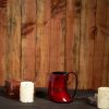 Viking Crimson Horn Tankard Beer Mug Handcrafted Genuine Ox Horn