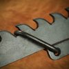 Medieval Hand Forged Iron Kettle Saw Functional Camp Gear