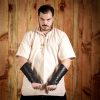 Archer Genuine Leather Single Handed Bracers Functional Arm Protection