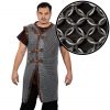 Round Ring Chainmail Byrnie with leather, Butted, 10 mm 16 gauge, Mild Steel