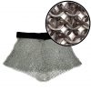 Flat Ring Chainmail Skirt, Wedge Riveted, ID 9 mm, Mild Steel
