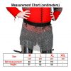 Flat Ring Chainmail Skirt, Riveted and Alternating, ID 9 mm, Natural