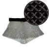 Round Ring Chainmail Skirt, Butted, ID 9 mm, Mild Steel