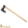 Hand Forged Viking Bearded Axe with Genuine Leather Sheath