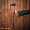 Hand Forged Viking Bearded Axe with Genuine Leather Sheath
