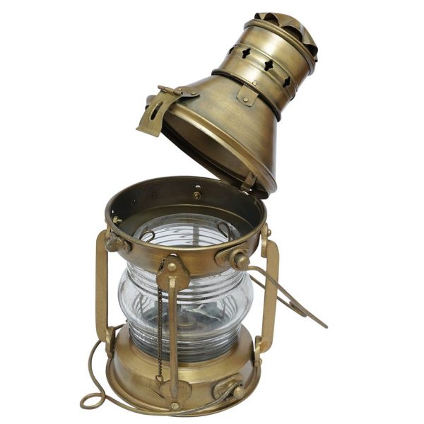Rustic Vintage Retro Oil Lantern Pure Brass