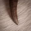 Medieval Viking Drinking Horn with Carved Scales Genuine Buffalo Horn