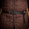 Viking leather Belt | Celtic Knot Work Buckle and Belt chape| Genuine Leather| Handmade