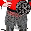 Round Ring Chainmail Skirt, Riveted, ID 10 mm, Natural
